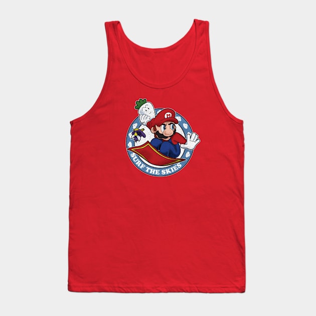 Surf the Skies Tank Top by dann